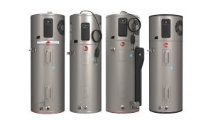 HP-Water-Heater Four heat pump water heaters