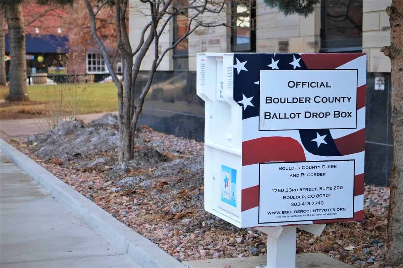Boulder County ballot drop box