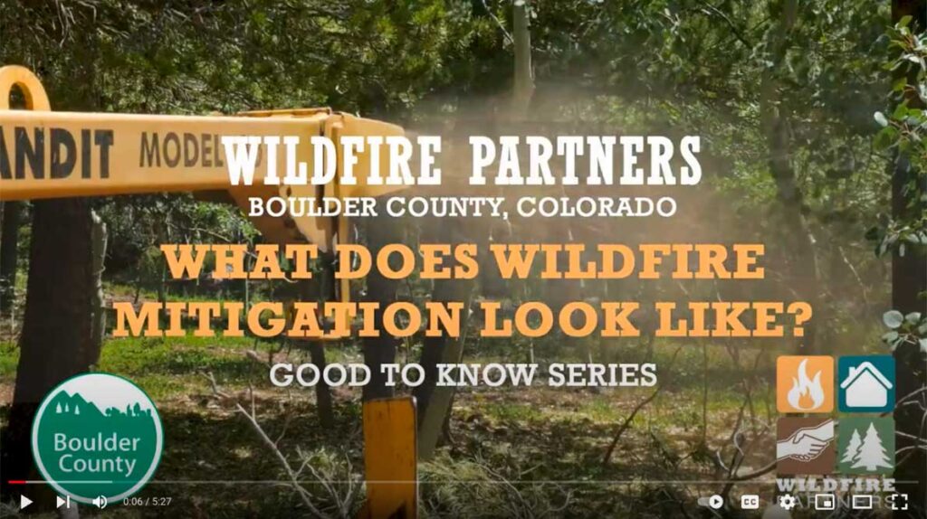 (5:27) A Wildfire Partners Mitigation Specialist, homeowner and contractor show the process of tree removal and the benefits that come from mitigating trees on your property