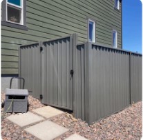 Metal fencing